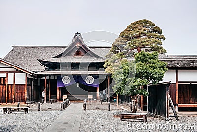 Takayama jinya old government headquarters for Hida Province at Editorial Stock Photo