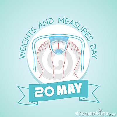 20 may Weights and Measures Day Stock Photo