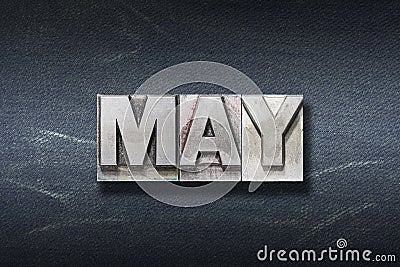 May word den Stock Photo