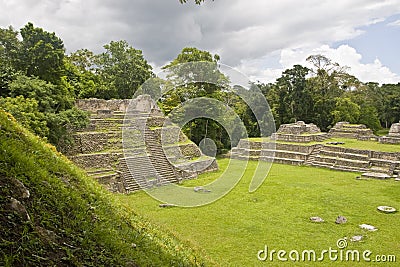 Maya archaeological site Caracol, Belize Stock Photo