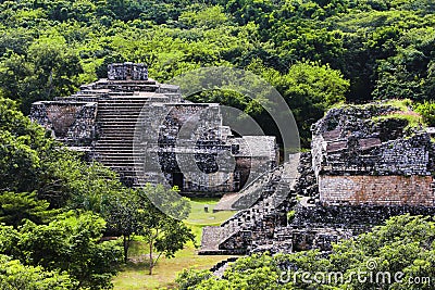 Maya City of Ek Balam. Mexico. Stock Photo