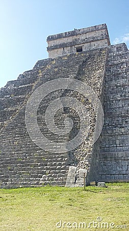 Mayan ancestors pyramid, Mexico Stock Photo