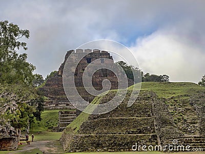 Mayan archaeological monuments of Xunantunich, Belize Editorial Stock Photo