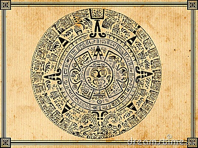 Mayan calendar Stock Photo