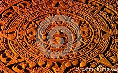 Mayan calendar. Stock Photo