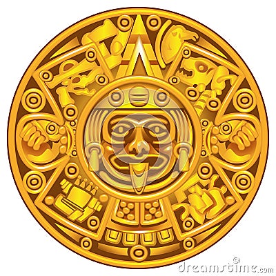 Mayan calendar Vector Illustration