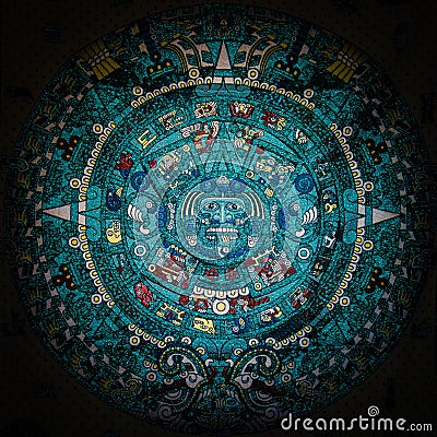 Mayan calendar Stock Photo