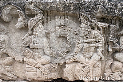 Mayan Gods and Deamons Stock Photo