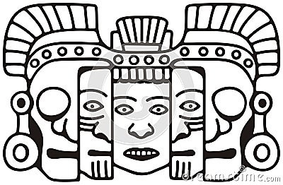 Mayan Mask Royalty Free Stock Image - Image: 15023866