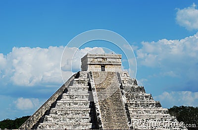 Mayan pyramid Stock Photo