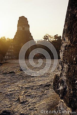 Mayan ruins- Tikal, Guatemala Stock Photo