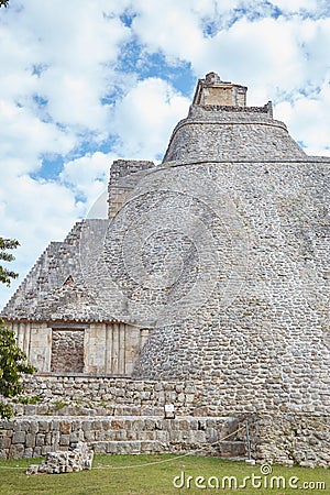 The Mayan ruins of Uxmal in Yucatan, Mexico, is one of Mesoamerica's most stunning archaeological sites Stock Photo