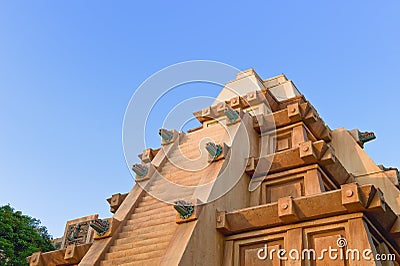 Mayan temple or pyramid Stock Photo