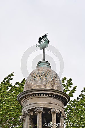 Mayflower monument in Southampton England UK Stock Photo