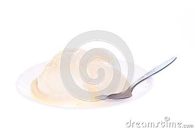 Mayonnaise, salad cream Stock Photo