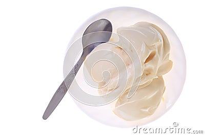 Mayonnaise, salad cream Stock Photo