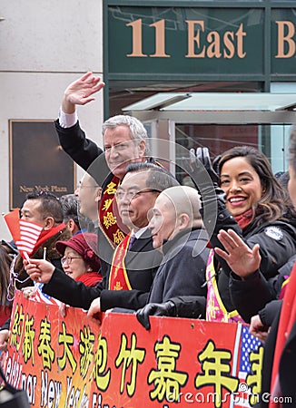 Mayor DeBlasio Editorial Stock Photo