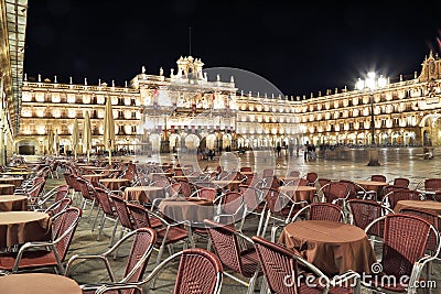 Mayor square, Salamanca,spain Stock Photo