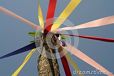 Maypole Stock Photo