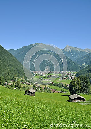 Mayrhofen,Zillertal Valley,Tirol,Austria Stock Photo