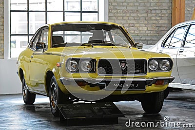 Mazda RX-3 (1971-1978) Editorial Stock Photo