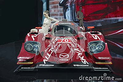 Mazda SKYACTIV-D Prototype Editorial Stock Photo