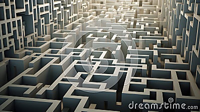 maze, choice and decision, metaphor Stock Photo