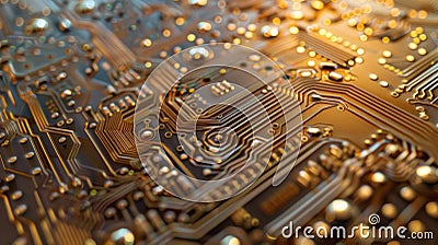 A maze of circuit pathways designed to mimic the complex collisions of particles in a highenergy accelerator Stock Photo