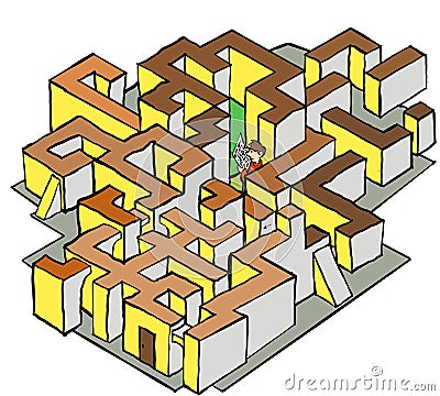 Maze Stock Photo