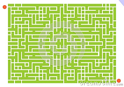 Maze game Vector Illustration