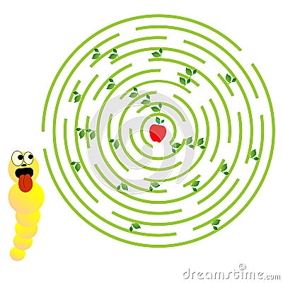 Maze game Vector Illustration