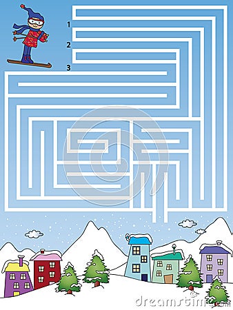 Maze Stock Photo