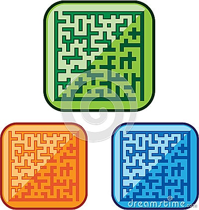 Maze vector Vector Illustration