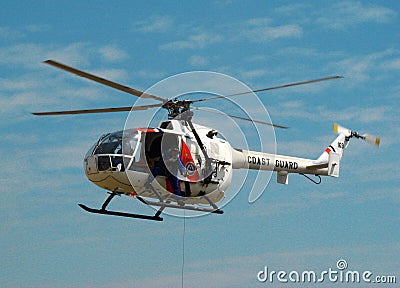 Mbb bo 105 helicopter Stock Photo