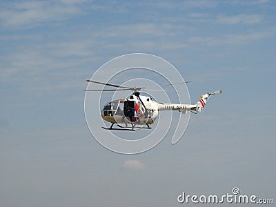 Mbb bo 105 helicopter Stock Photo