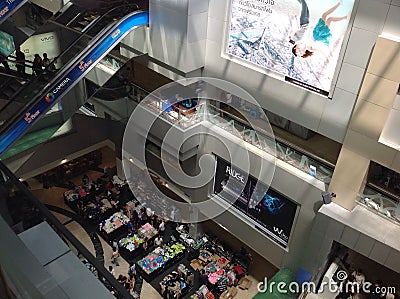 MBK Center, shopping mall in Bangkok Editorial Stock Photo