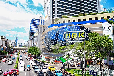 MBK Center, shopping mall in Bangkok Editorial Stock Photo