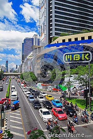 MBK Center, shopping mall in Bangkok Editorial Stock Photo