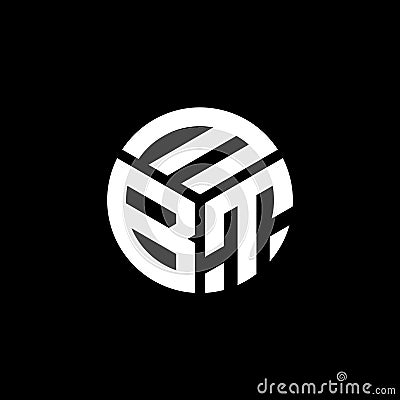 MBT letter logo design on black background. MBT creative initials letter logo concept. MBT letter design Vector Illustration