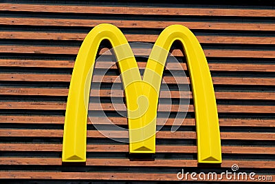 Mc Donald's Logo Editorial Stock Photo