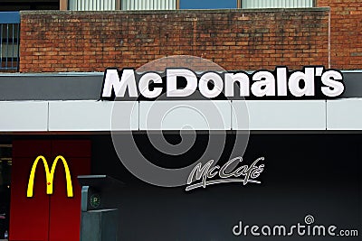 McDonald's restaurant Editorial Stock Photo
