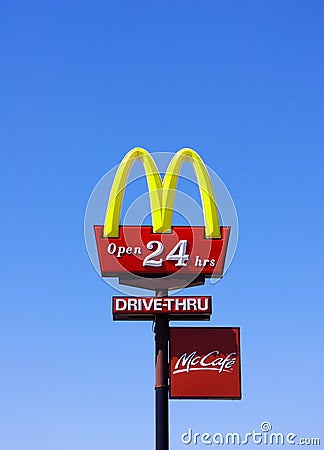 McDonalds Sign Editorial Photo - Image: 18918461