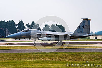 McDonnell Douglas F-15C Eagle. Editorial Stock Photo