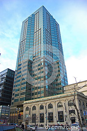 1501 McGill College Building, Montreal, Canada Editorial Stock Photo