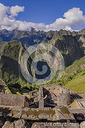 Machu Picchu, the wonder travel. Cusco. Peru Stock Photo