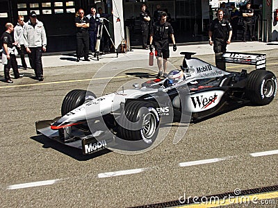 McLaren Mercedes MP4-16 Editorial Stock Photo