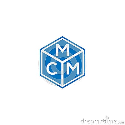 MCM Letter Logo Design On Black Background. MCM Creative Initials ...