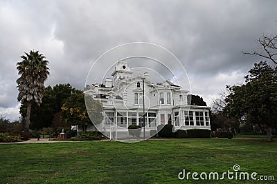 Mcnoughy Mansion, Hayward, California Editorial Stock Photo