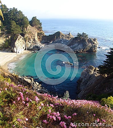 McWay Falls, Big Sur, California Stock Photo