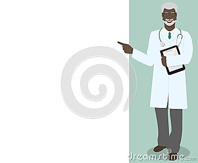 MD Professor doctor indicates information Stock Photo